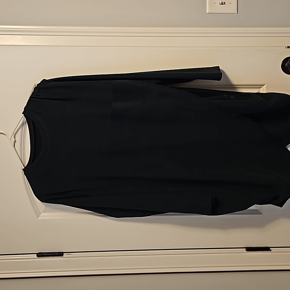 Dark green velvet dress